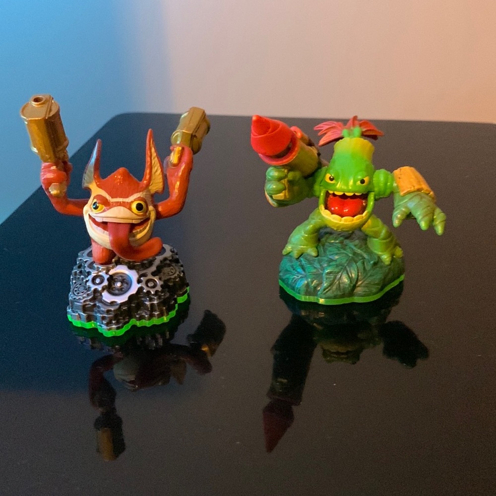 Skylanders figurines 2 pack Zook and Trigger Happy